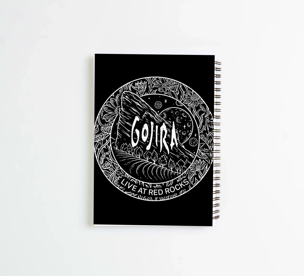 Groupe Gojira carnet à spirale de vanhesling
