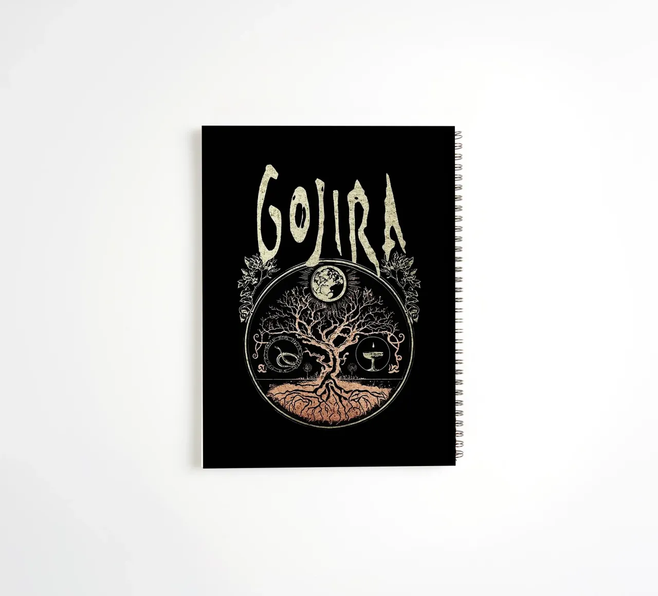 Groupe Gojira carnet à spirale de vanhesling