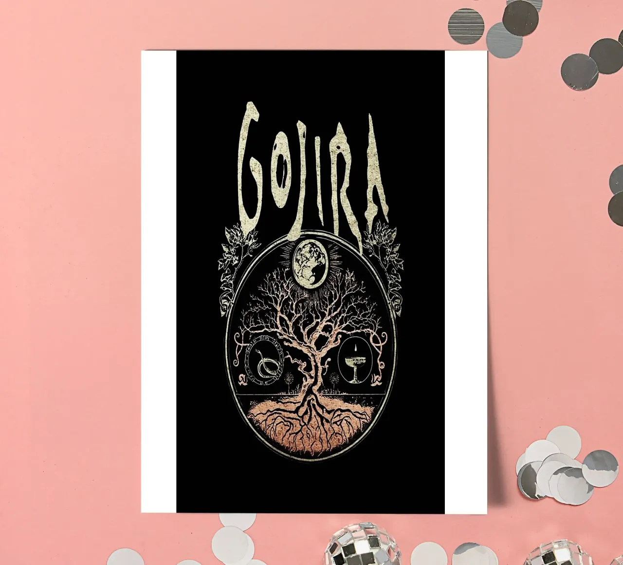 Groupe Gojira planche autocollant de vanhesling