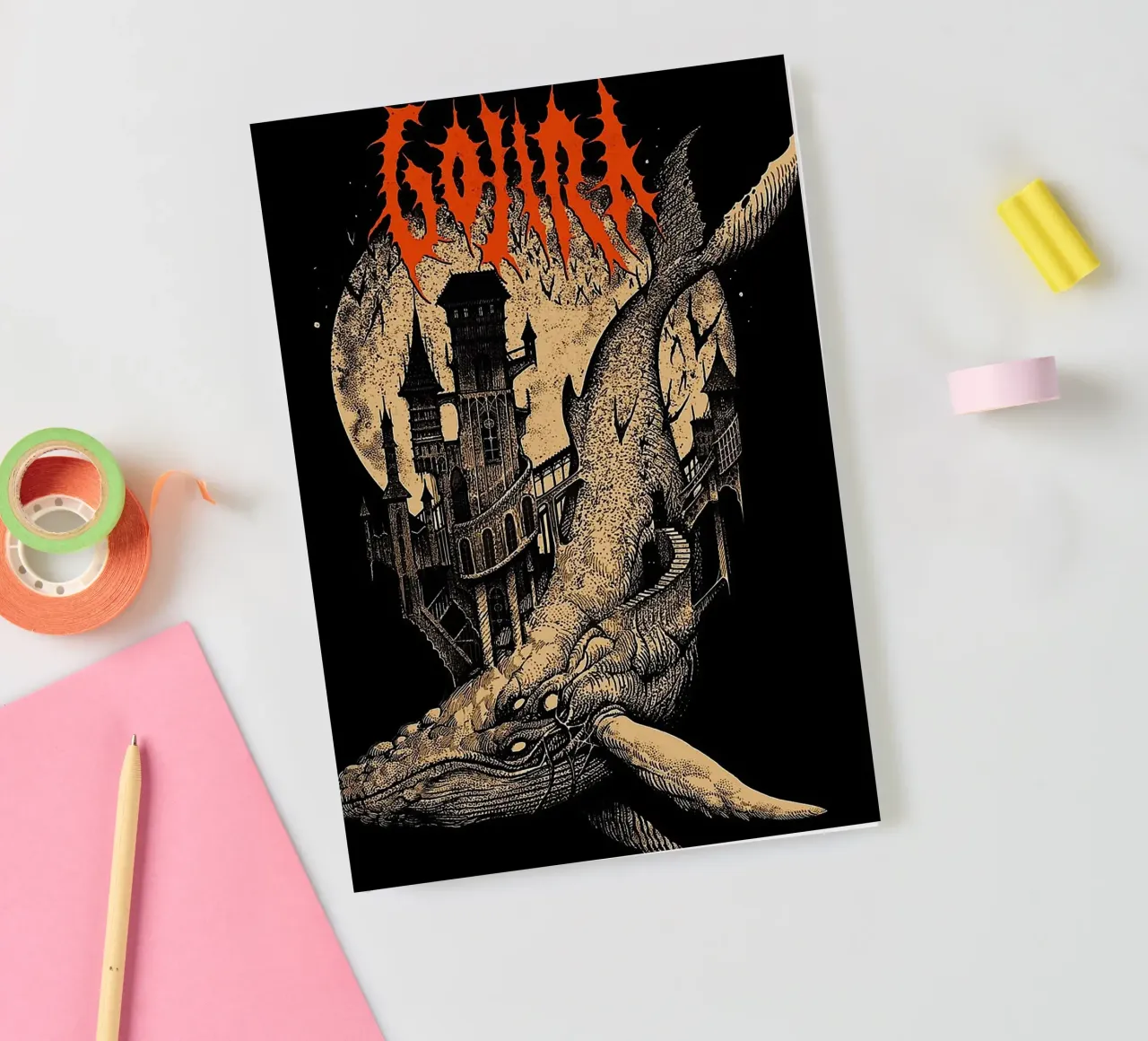 Groupe Gojira carnet de notes de vanhesling