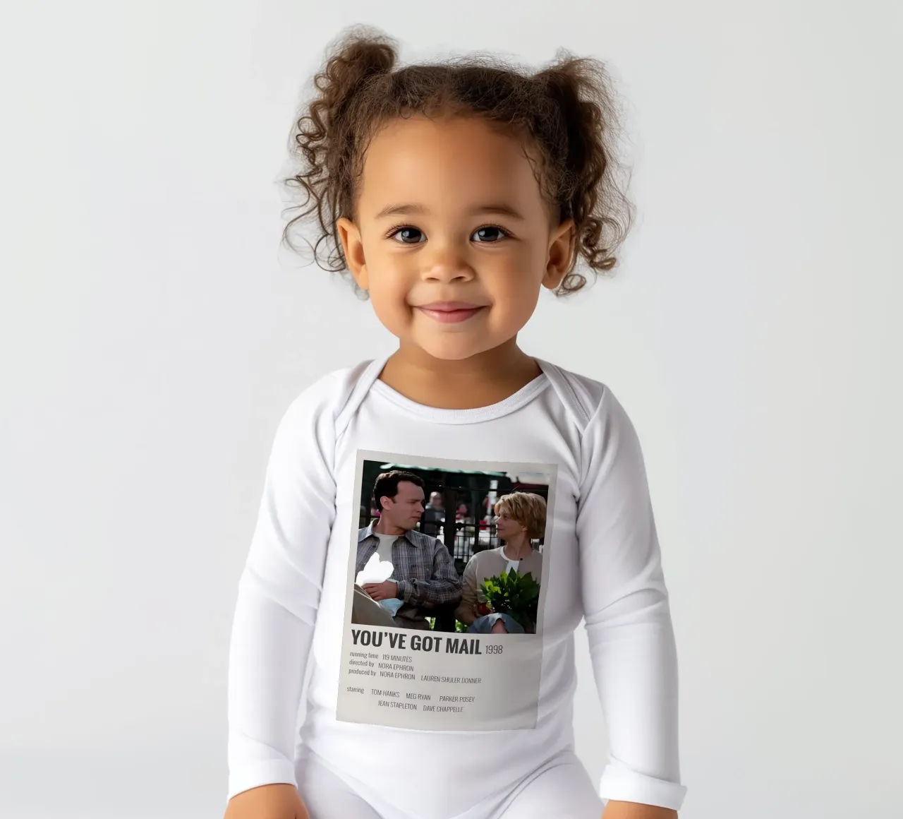 YOU'VE GOT MAIL 1998 Langarm Babybody von MVFminimalist