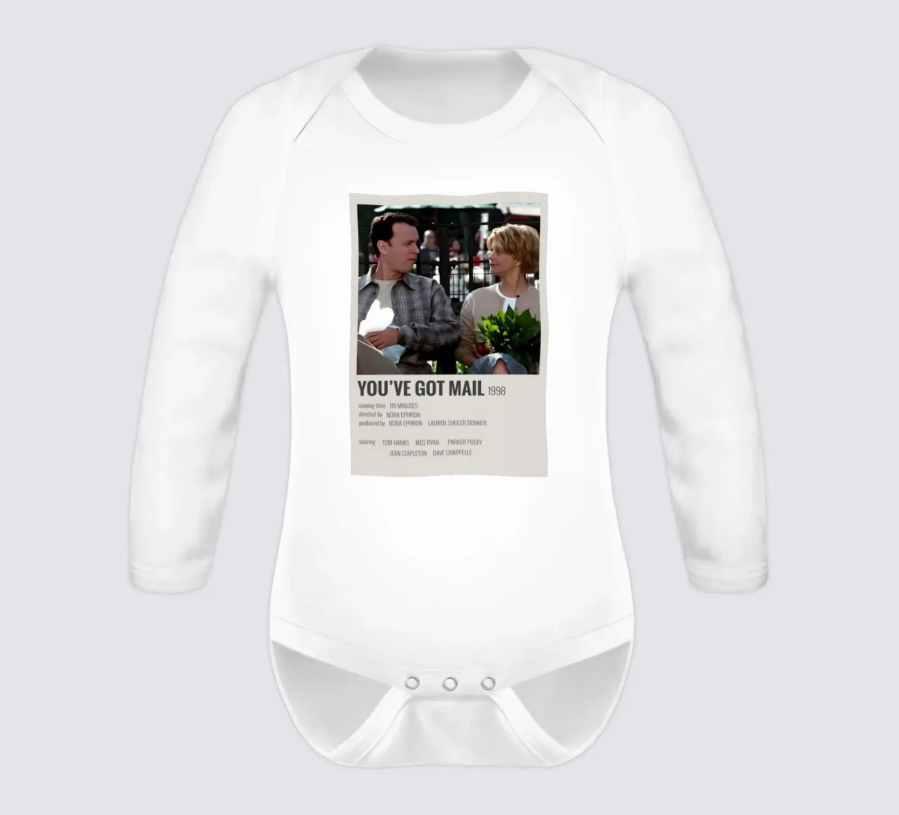 YOU'VE GOT MAIL 1998 Langarm Babybody von MVFminimalist