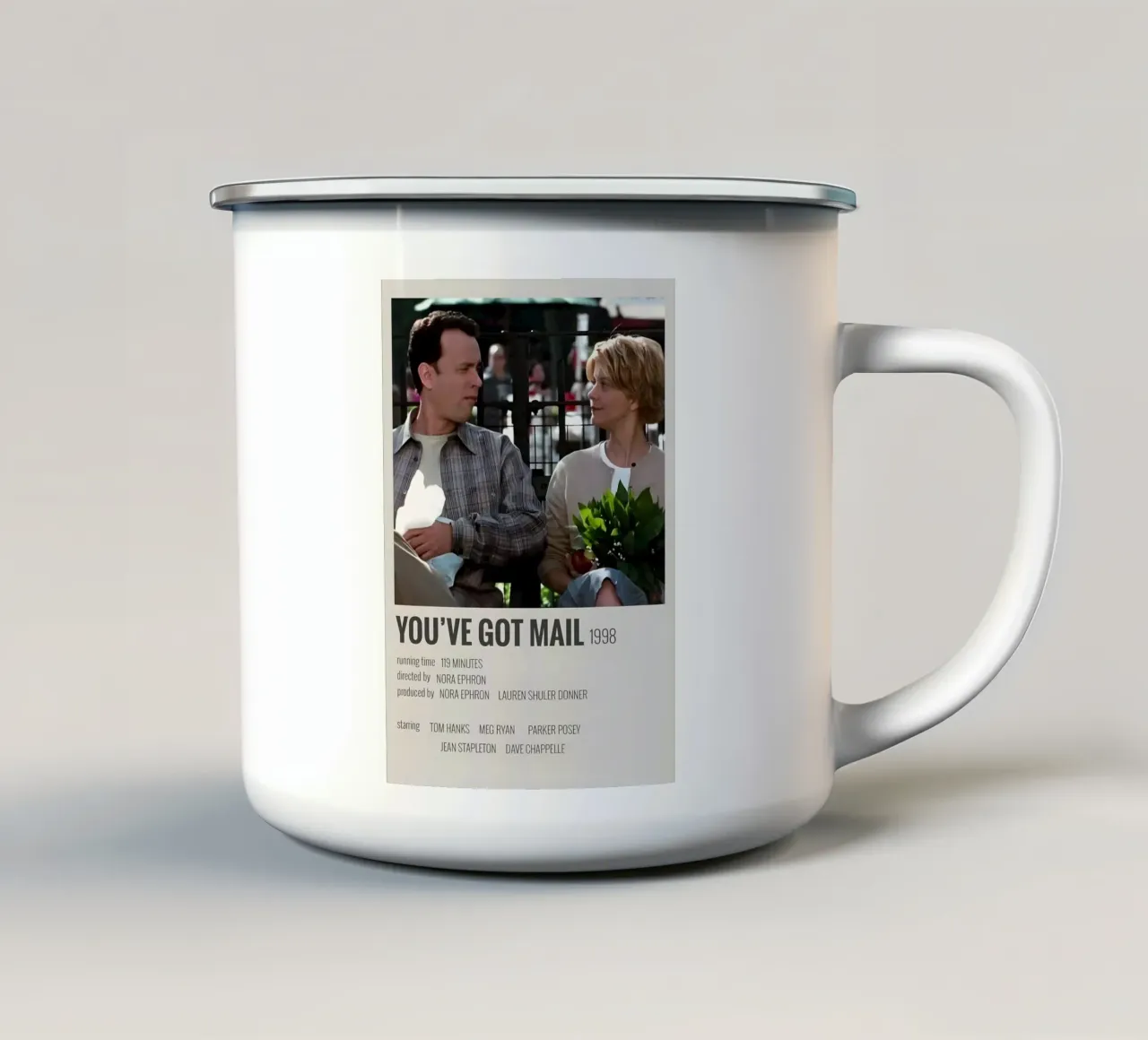 YOU'VE GOT MAIL 1998 emaille mok van MVFminimalist
