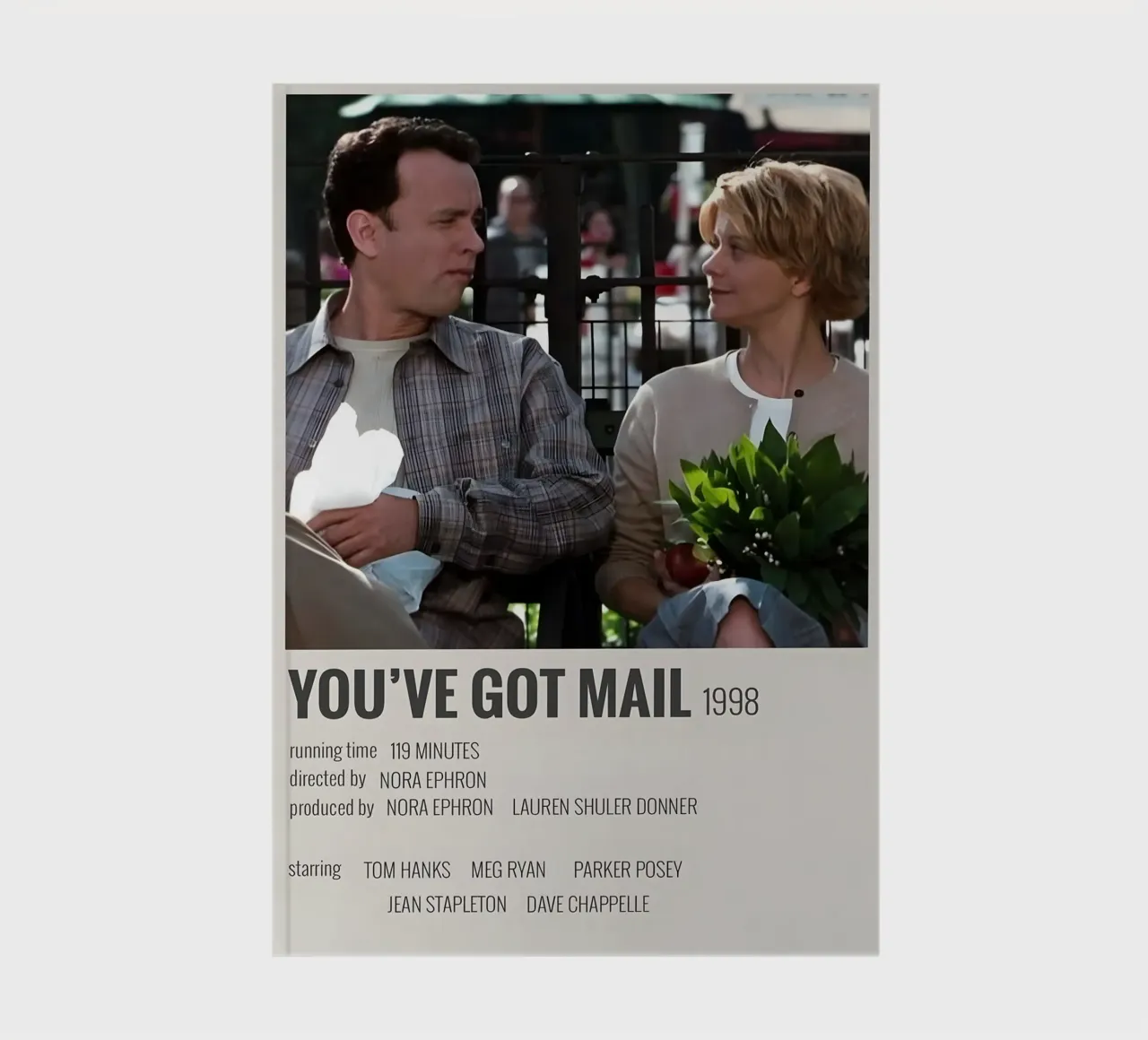 YOU'VE GOT MAIL 1998 diario da MVFminimalist