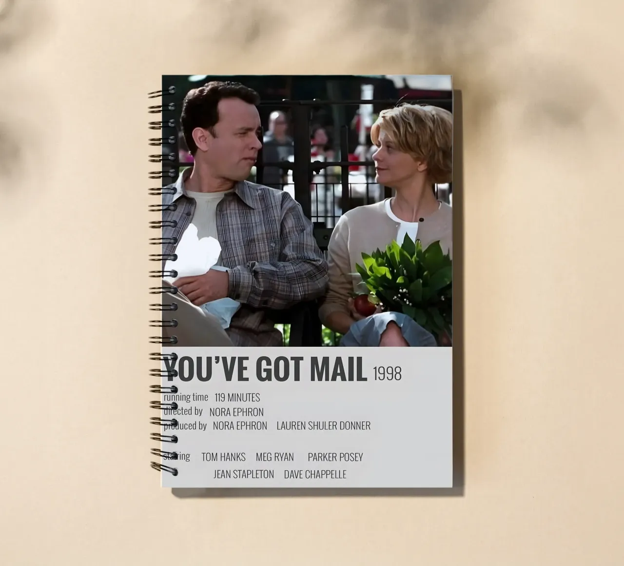 YOU'VE GOT MAIL 1998 spiral notebook by MVFminimalist