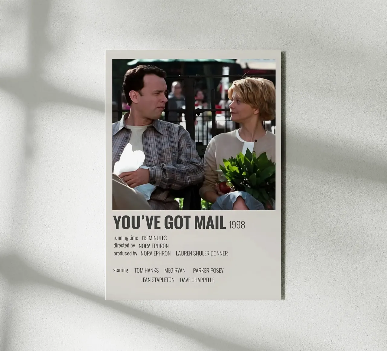 YOU'VE GOT MAIL 1998 alluminio dibond da MVFminimalist