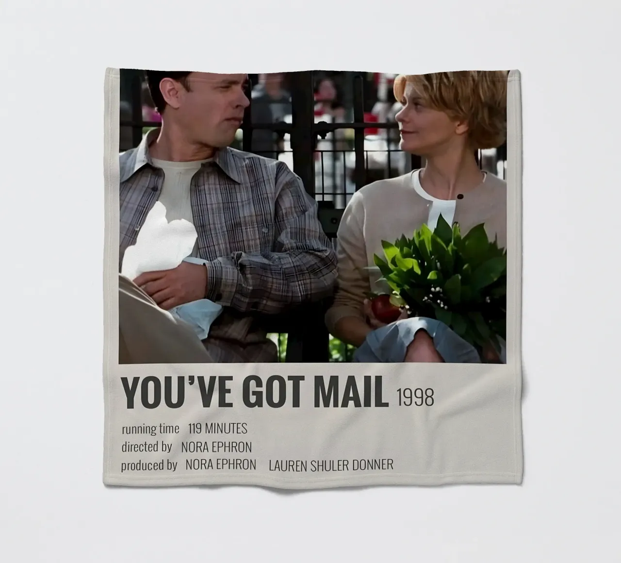 YOU'VE GOT MAIL 1998 coperta in pile da MVFminimalist