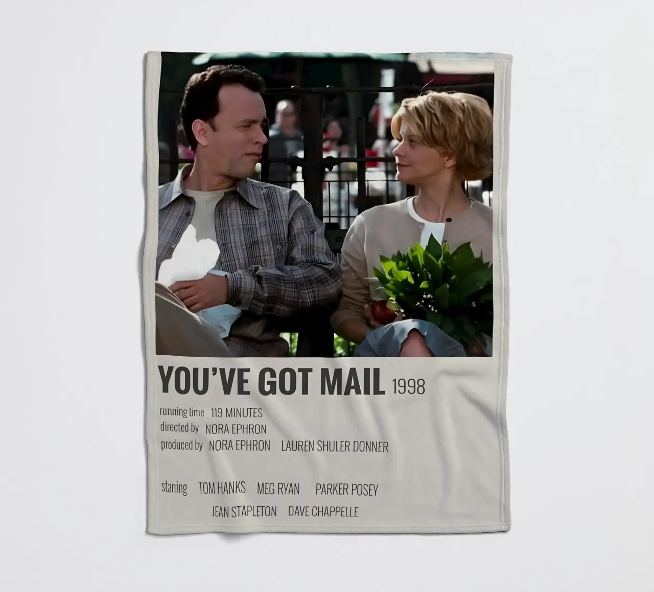 YOU'VE GOT MAIL 1998 coperta in pile da MVFminimalist