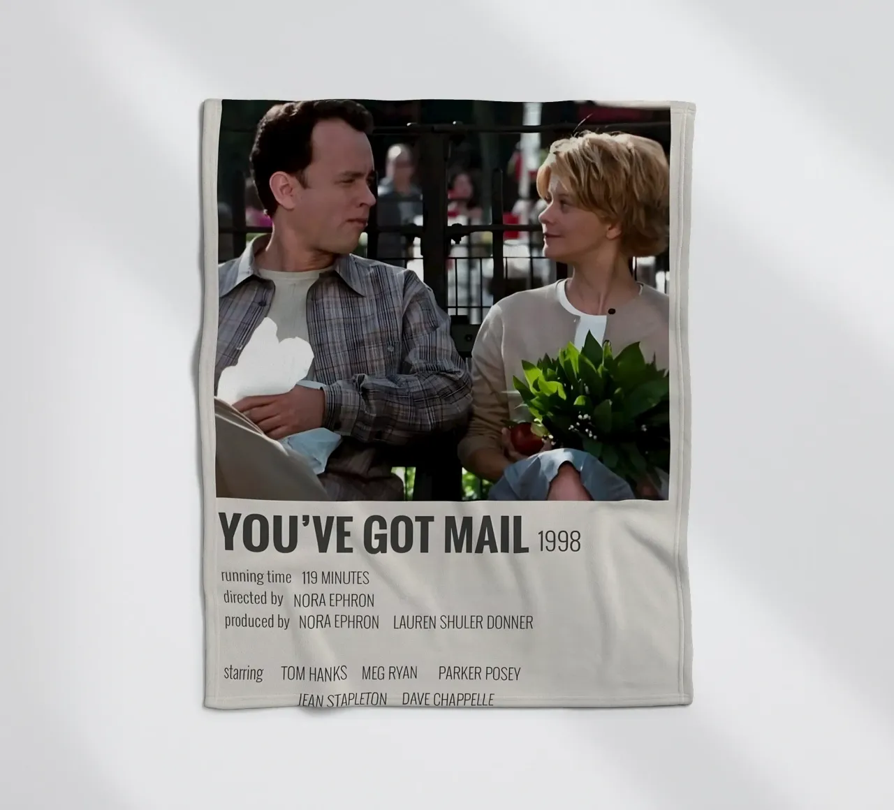 YOU'VE GOT MAIL 1998 coperta in pile da MVFminimalist