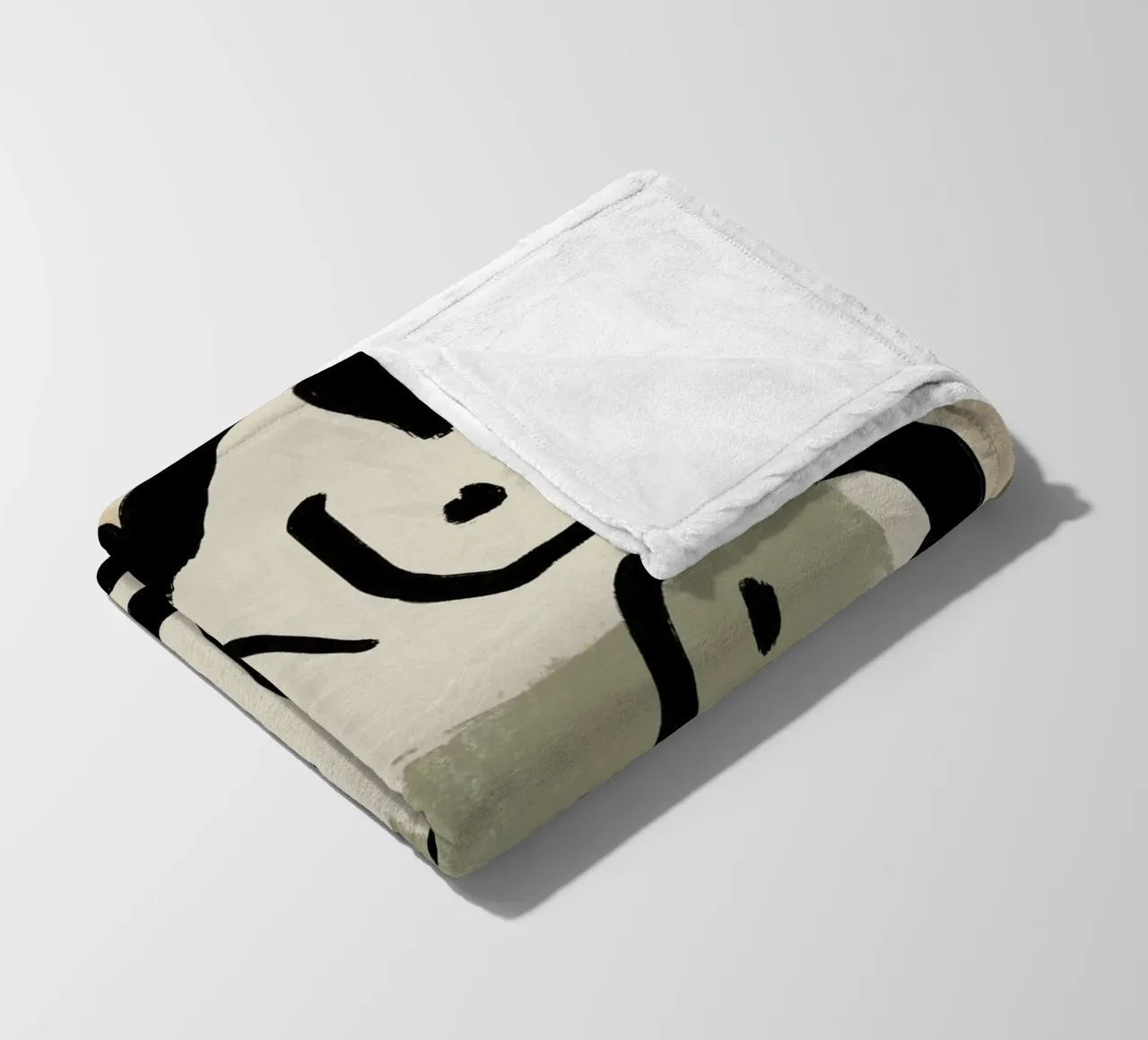 Colpi gestuali coperta in pile da Little Dean