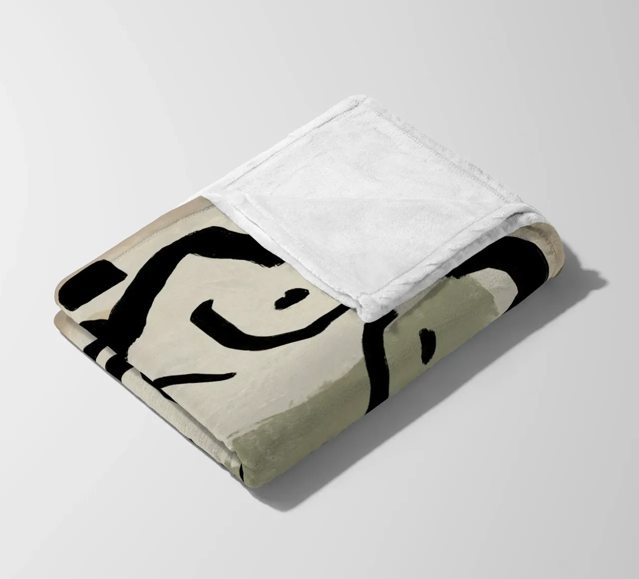 Colpi gestuali coperta in pile da Little Dean
