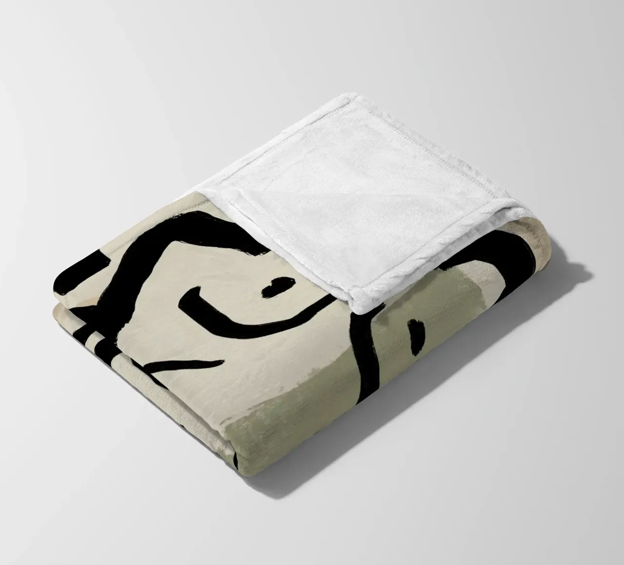 Colpi gestuali coperta in pile da Little Dean