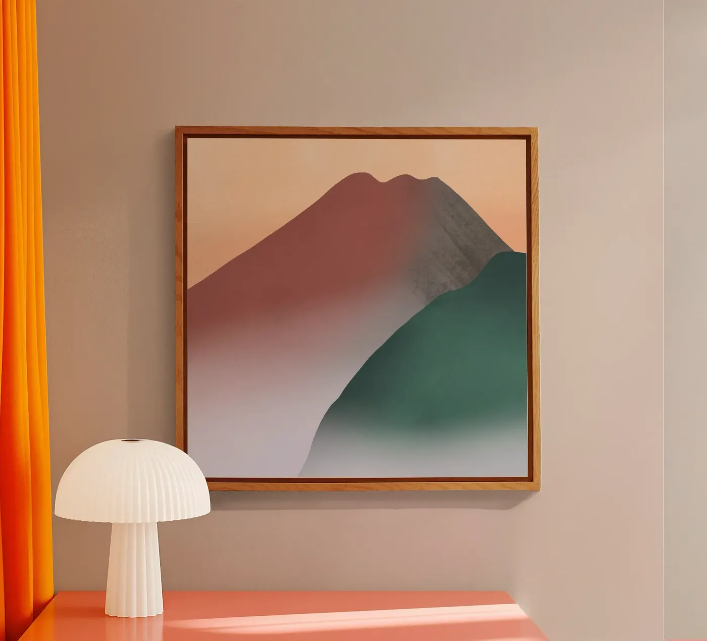 Montagna rossa plexiglass da Little Dean