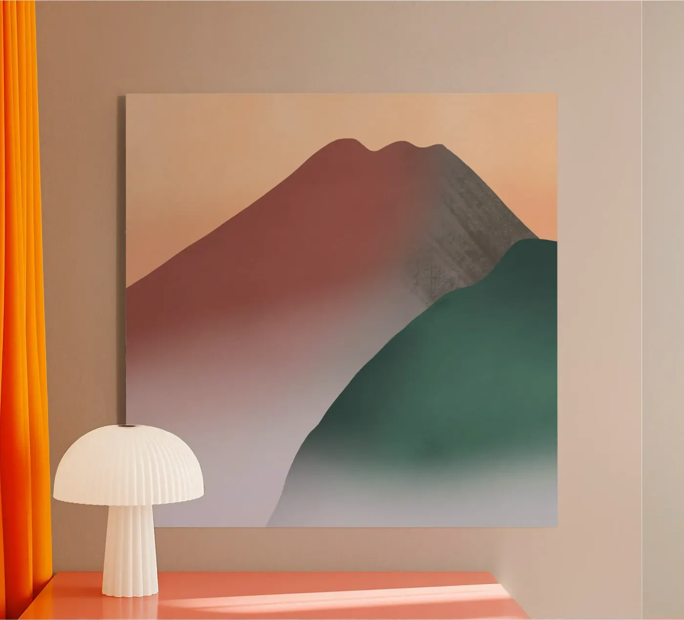 Montagna rossa plexiglass da Little Dean