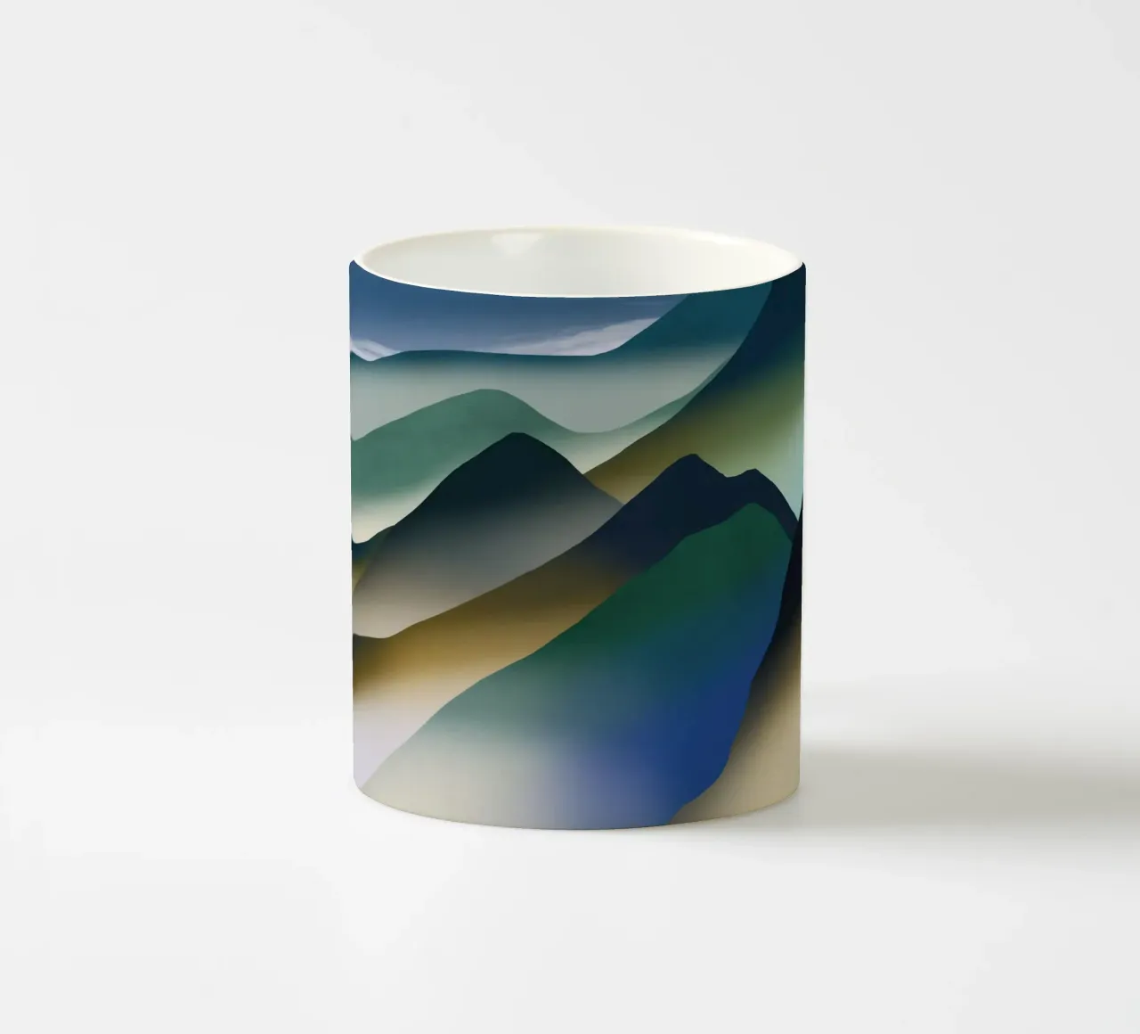 Colline ondulate tazza in ceramica da Little Dean