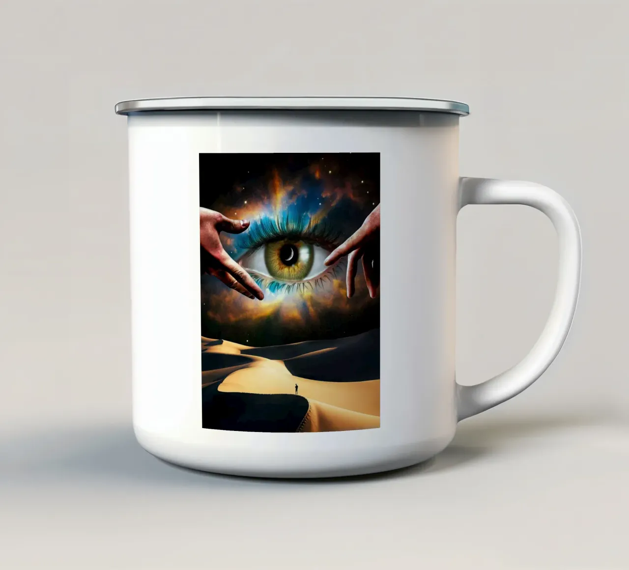 dont worry if you dont understand enamel mug by Green