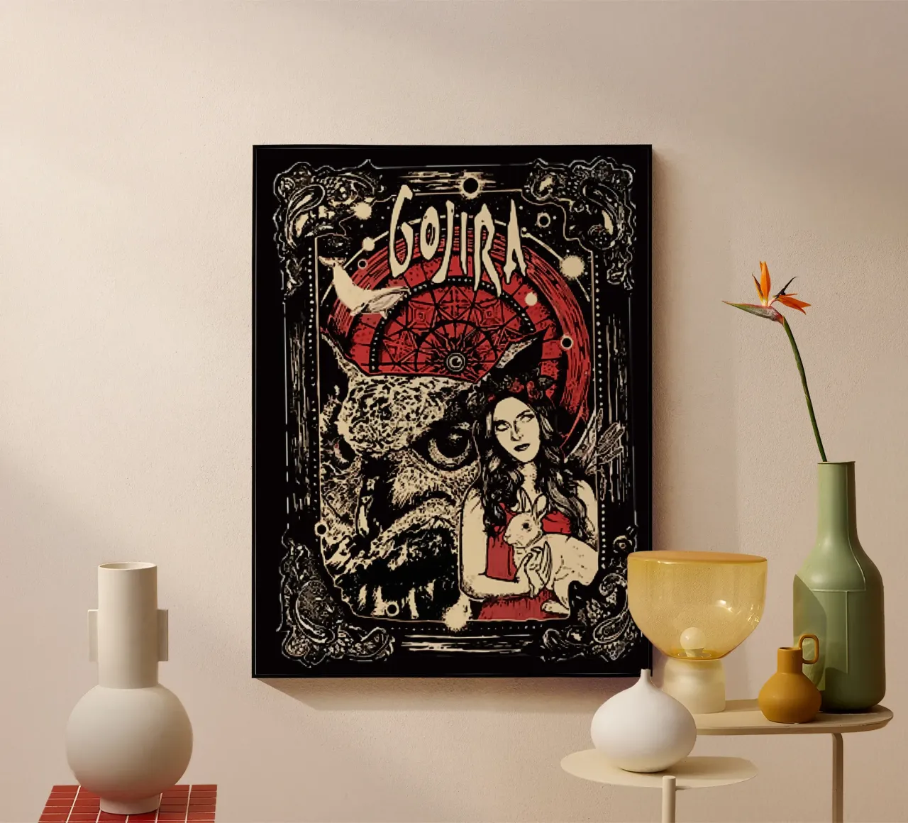 Groupe Gojira plexiglas de vanhesling