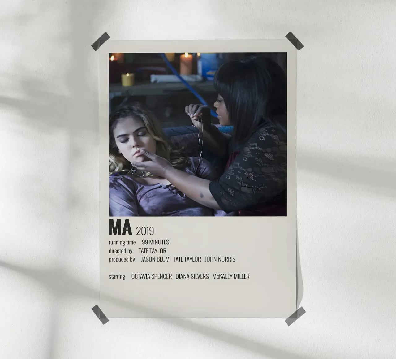 ΜΑ 2019 poster da MVFminimalist