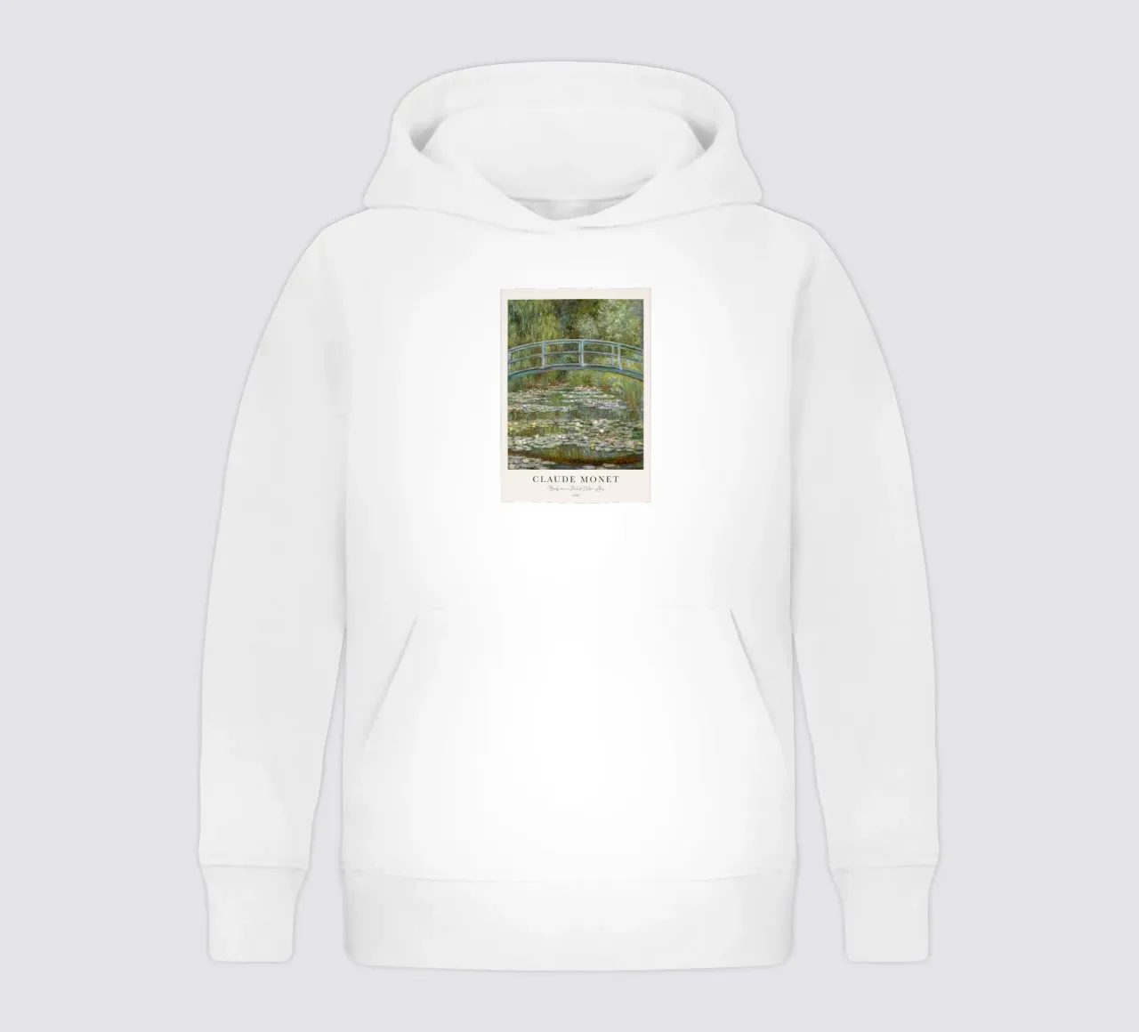 Ponte di Monet su uno stagno di ninfee 1899 felpa bambino con cappuccio da Jam Poster