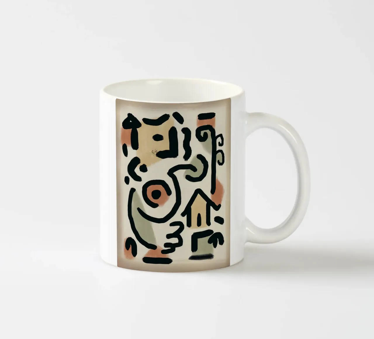 Colpi gestuali 02 tazza in ceramica da Little Dean