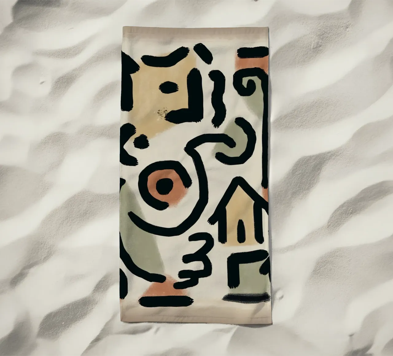 Colpi gestuali 02 telo mare da Little Dean