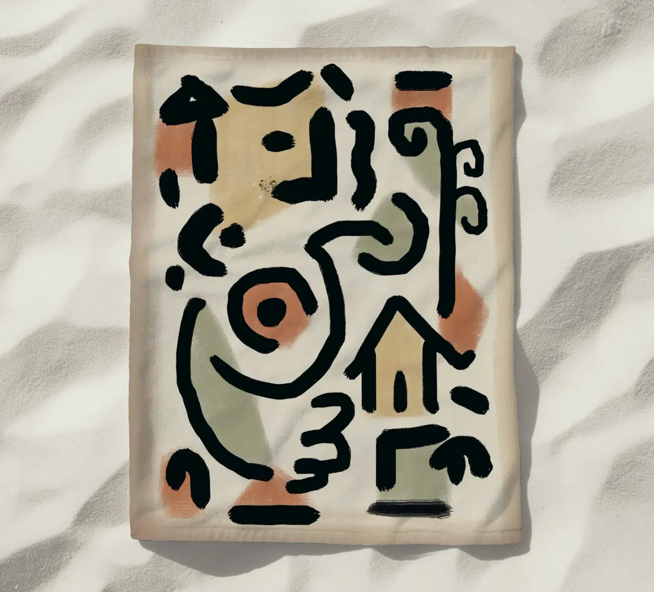 Colpi gestuali 02 telo mare da Little Dean