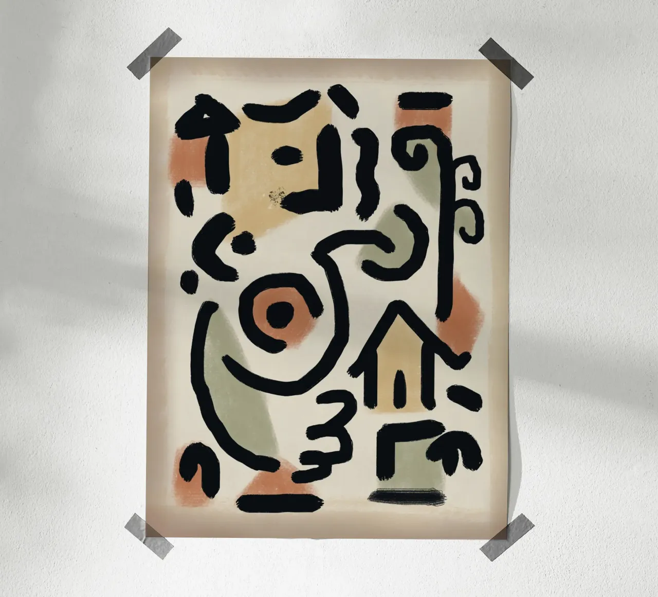 Colpi gestuali 02 carta hahnemühle da Little Dean