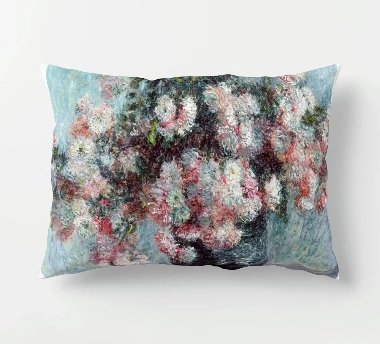 Crisantemi di Monet 1882 cuscino da Jam Poster