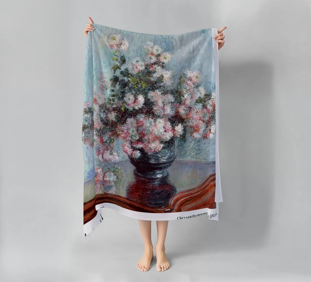 Crisantemi di Monet 1882 telo mare da Jam Poster