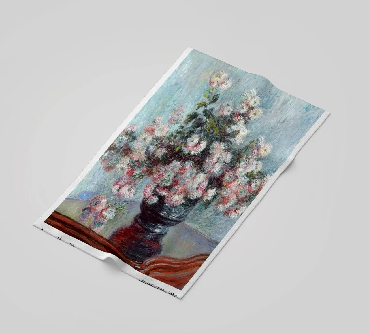 Crisantemi di Monet 1882 telo mare da Jam Poster