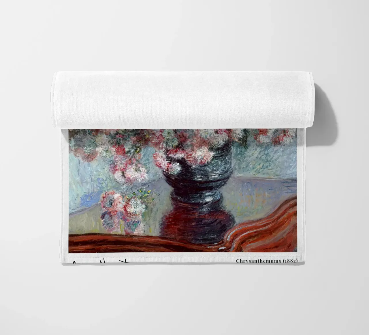 Crisantemi di Monet 1882 telo mare da Jam Poster