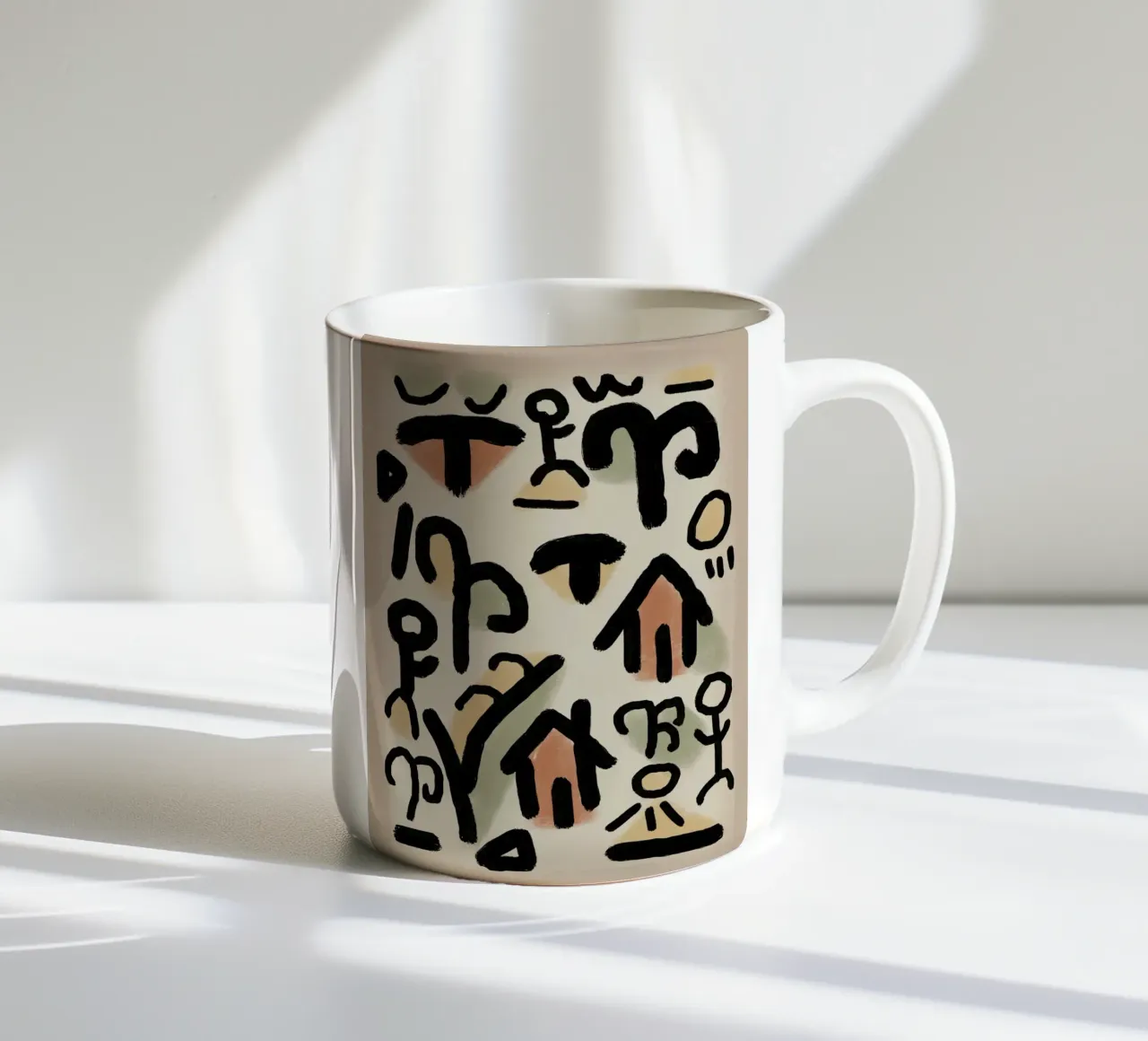 Colpi gestuali 03 tazza in ceramica da Little Dean