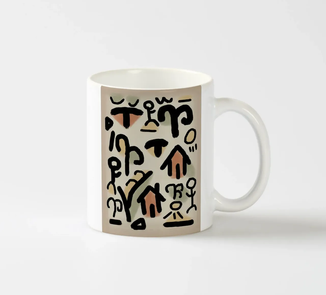Colpi gestuali 03 tazza in ceramica da Little Dean