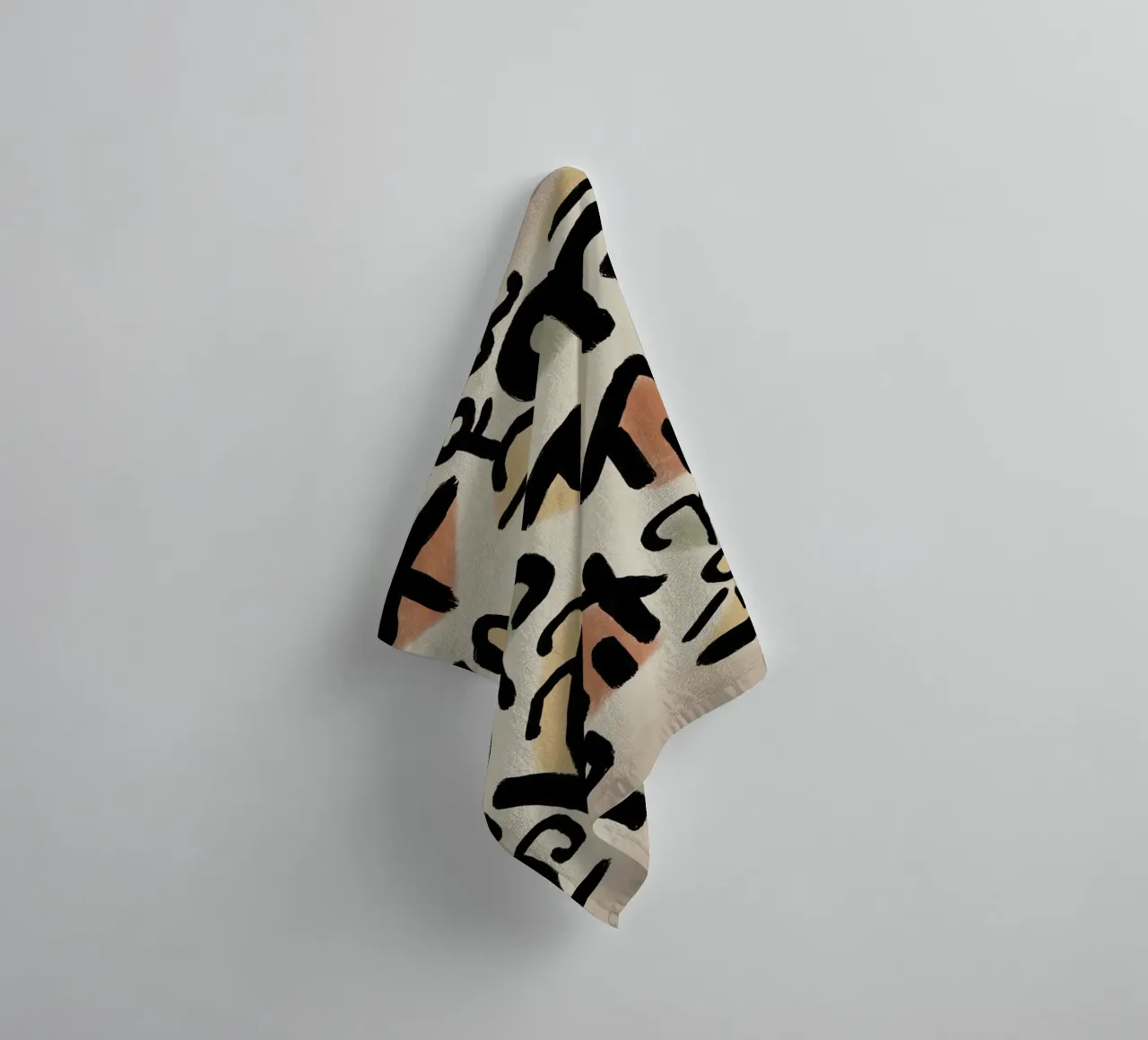 Colpi gestuali 03 asciugamano da bagno da Little Dean