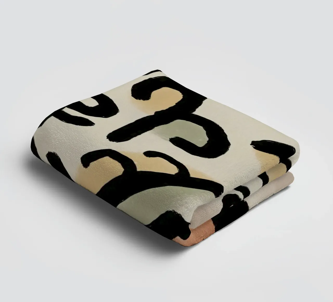 Colpi gestuali 03 asciugamano da bagno da Little Dean