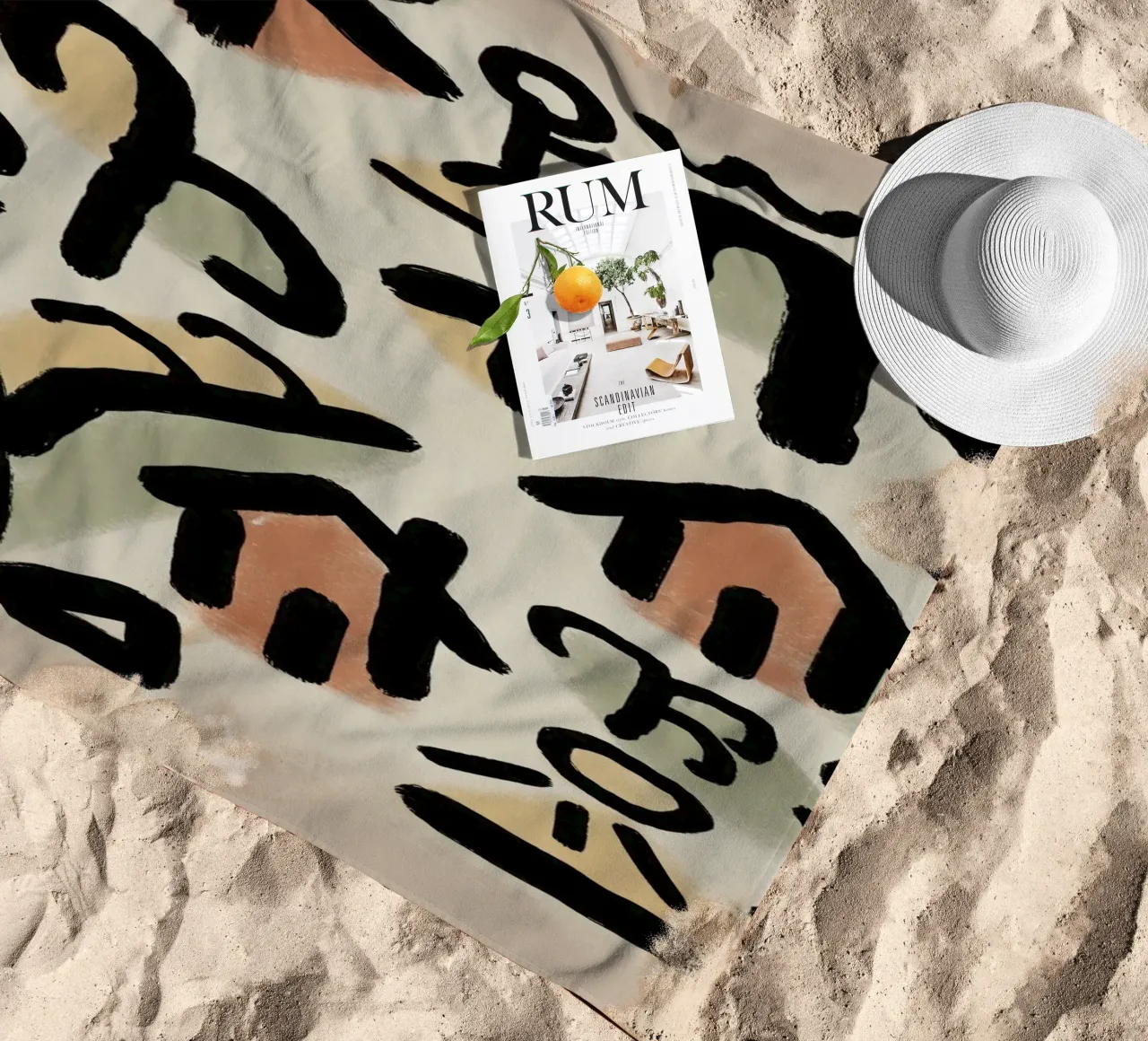 Colpi gestuali 03 telo mare da Little Dean