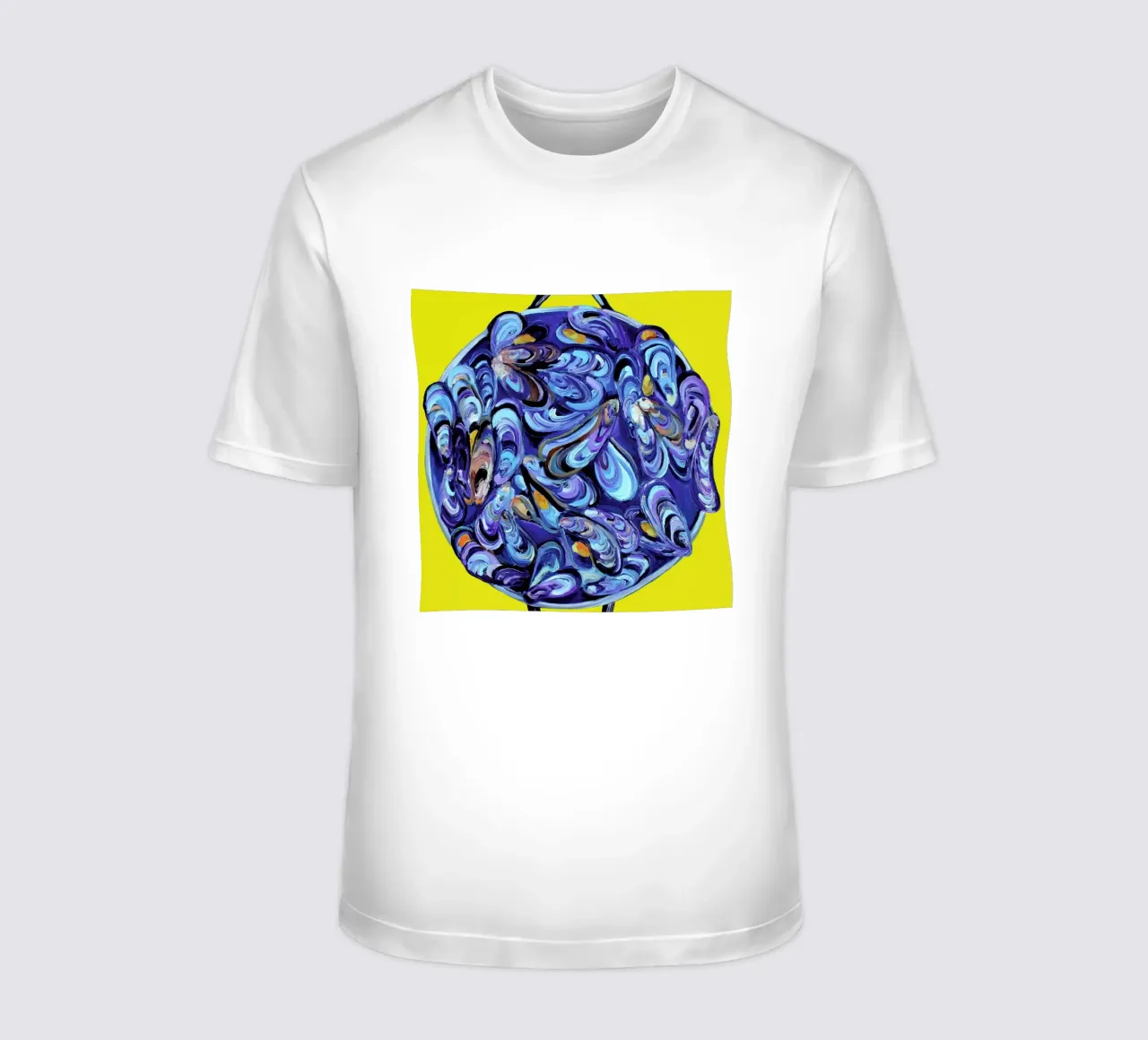 Steaming Pot Of Mussels t-shirt da Alice Straker