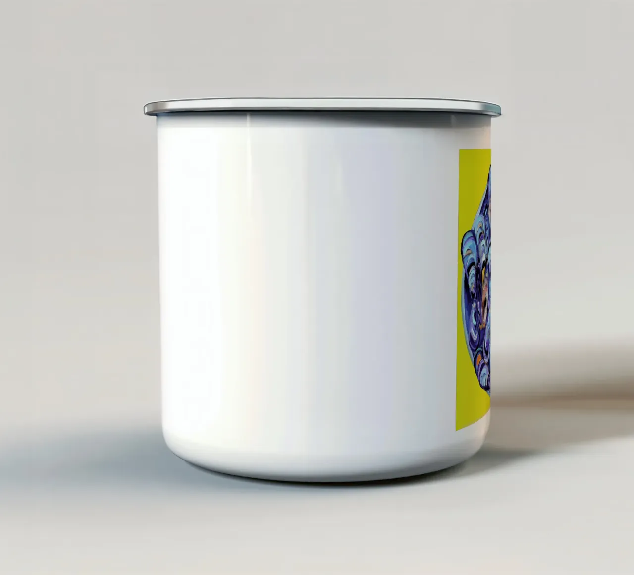 Steaming Pot Of Mussels taza de esmalte de Alice Straker