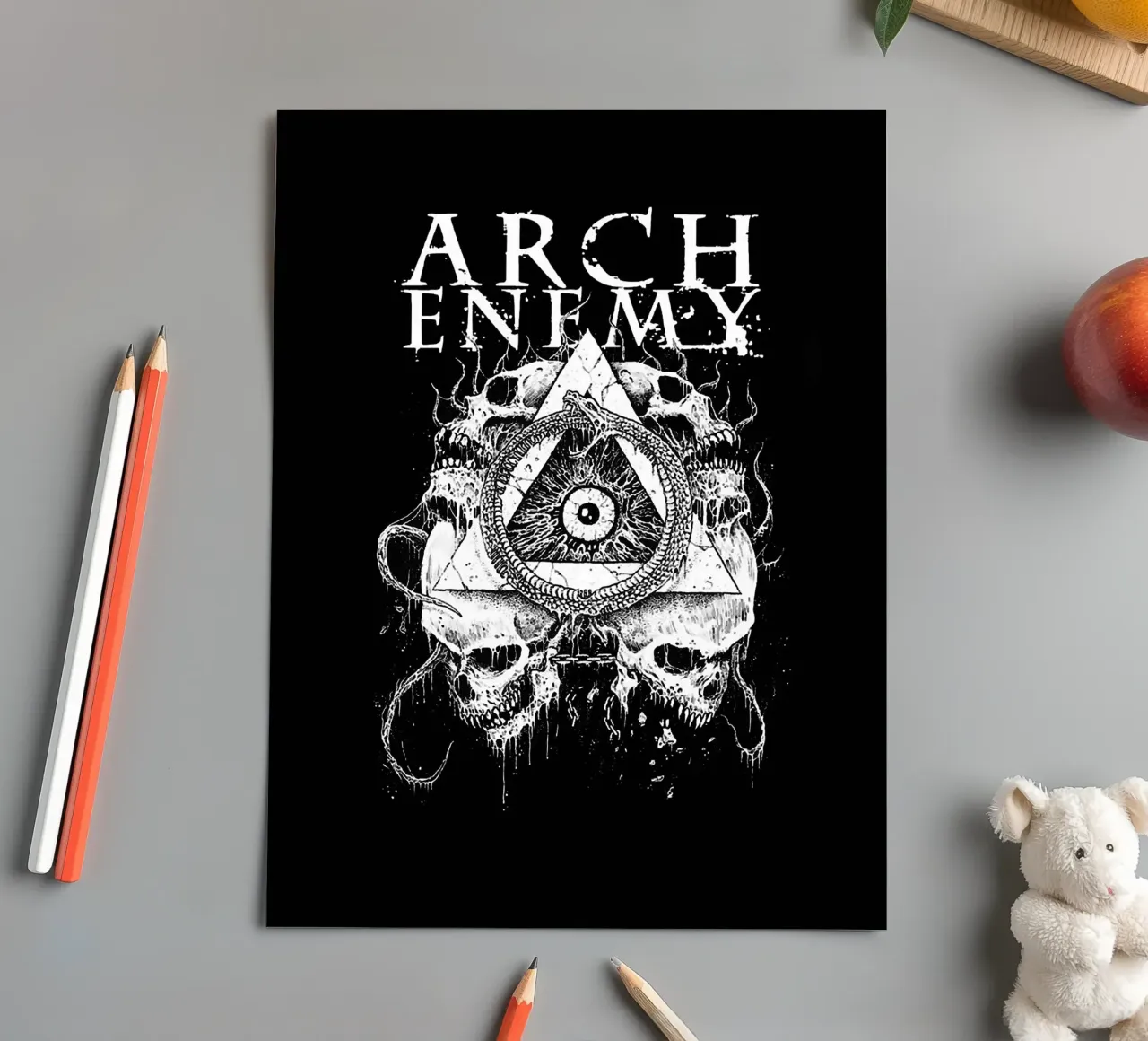 Groupe Arch Enemy planche autocollant de vanhesling