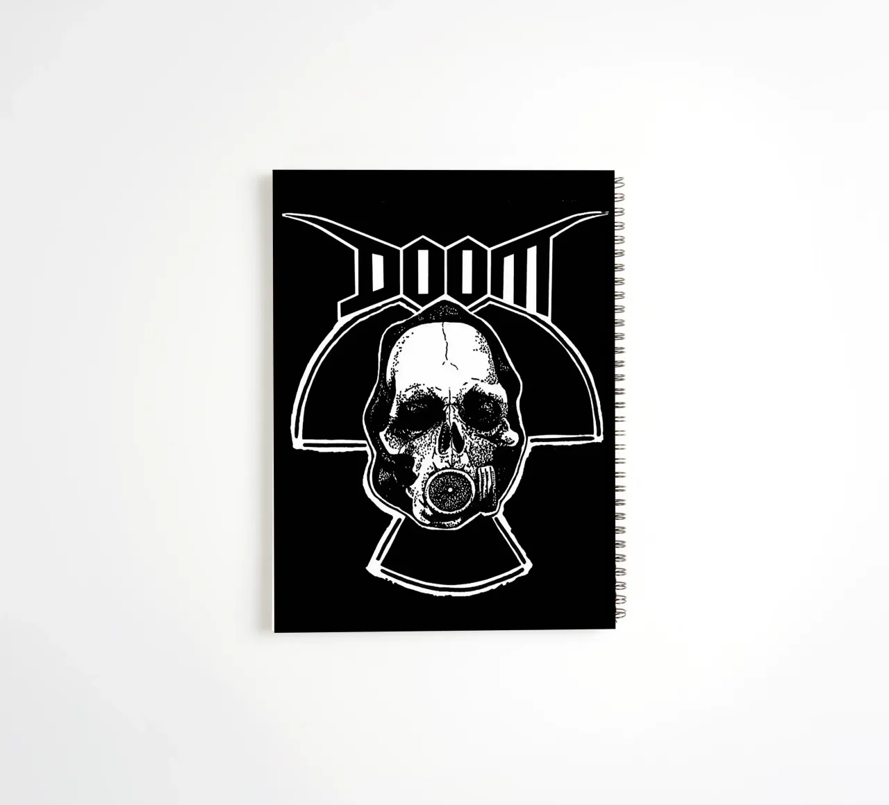 doom band spiral notebook by vanhesling