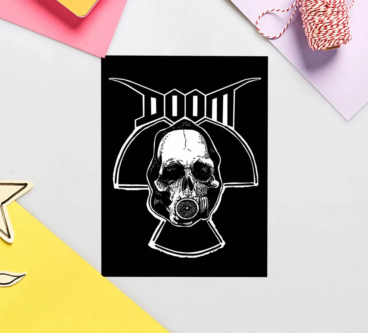 groupe doom autocollant de vanhesling
