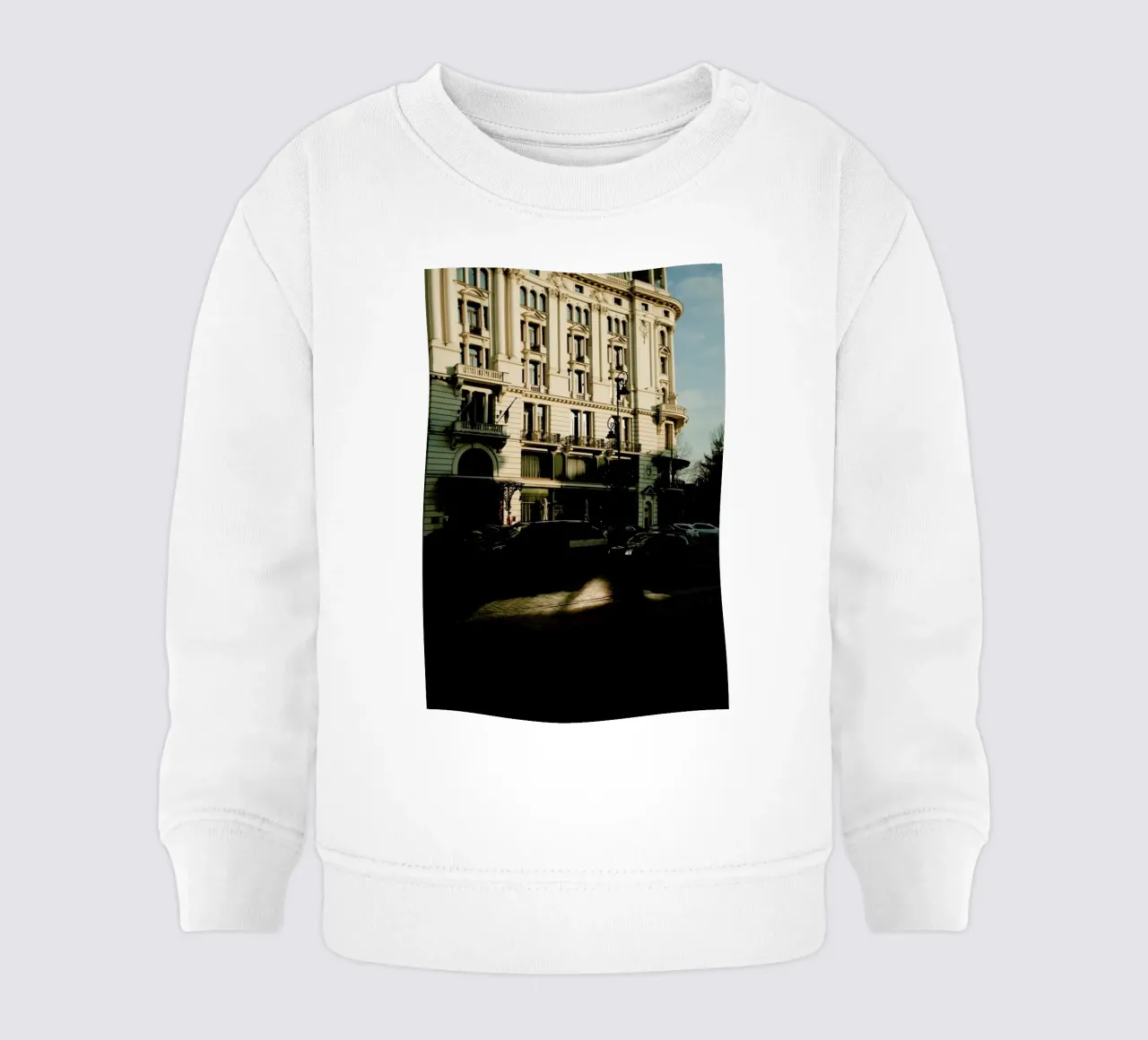 Light Reflections At Sundown Baby Sweatshirt von Sebastian Hilgetag
