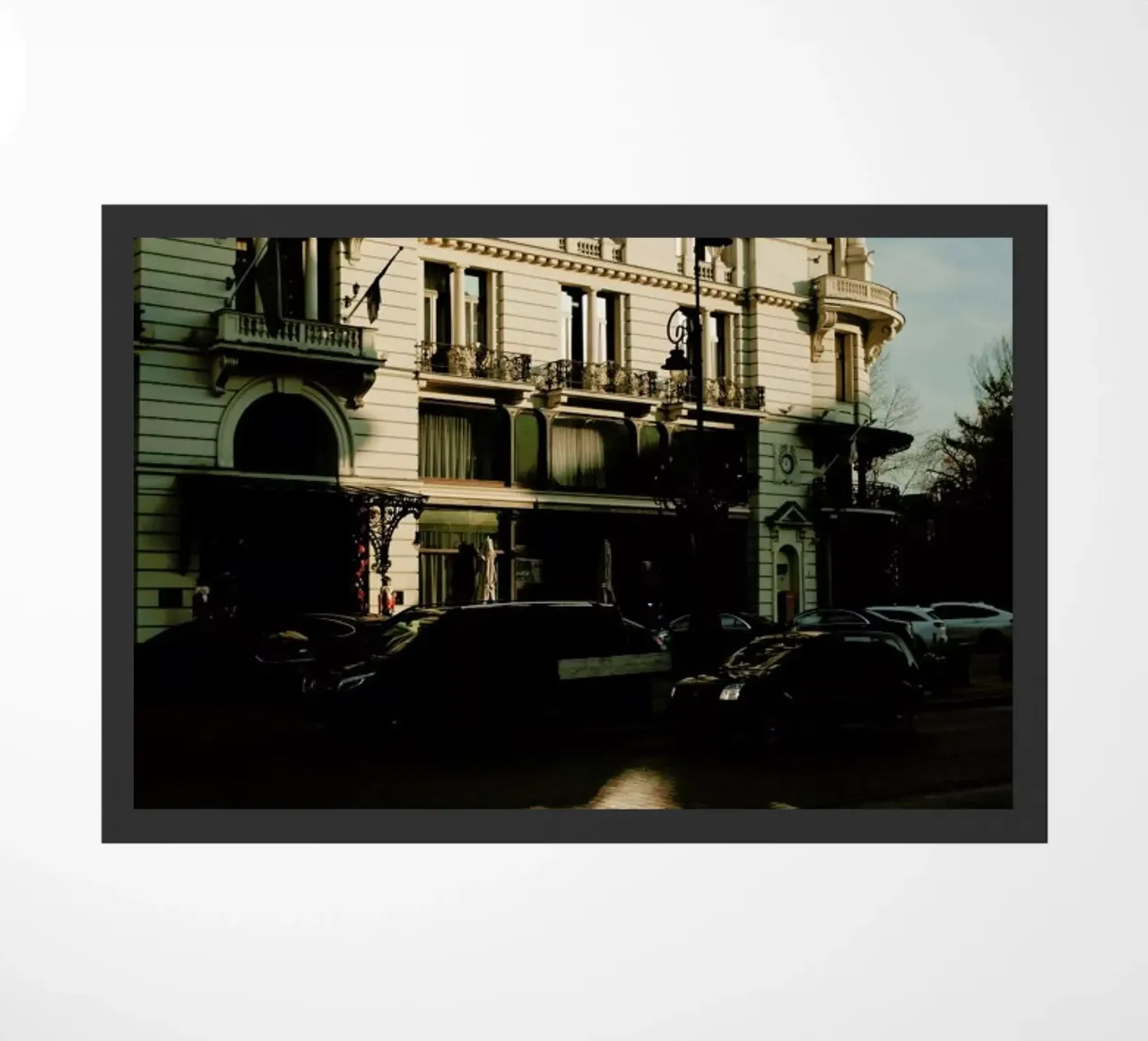 Light Reflections At Sundown doormat by Sebastian Hilgetag