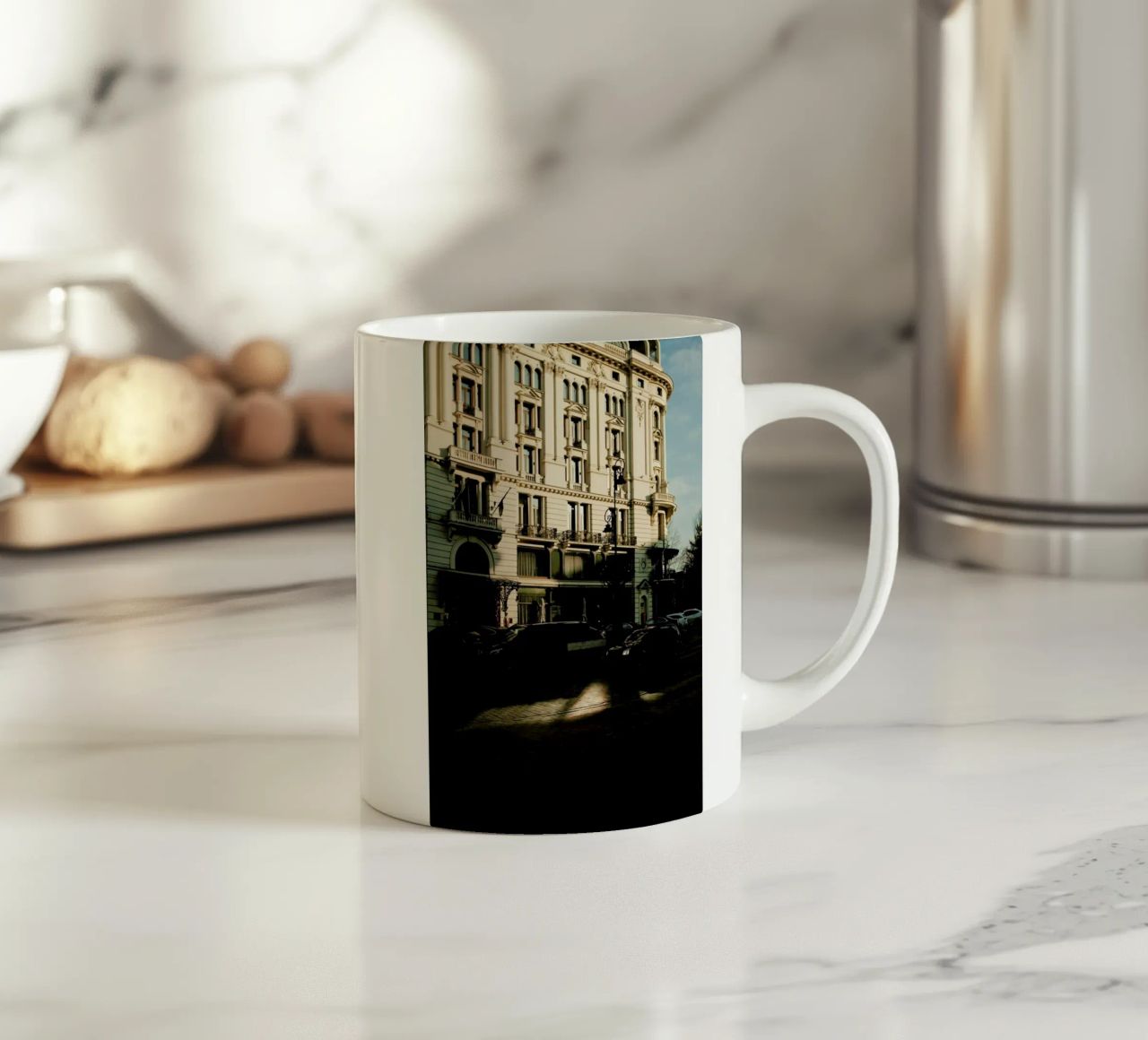 Light Reflections At Sundown tazza in ceramica da Sebastian Hilgetag
