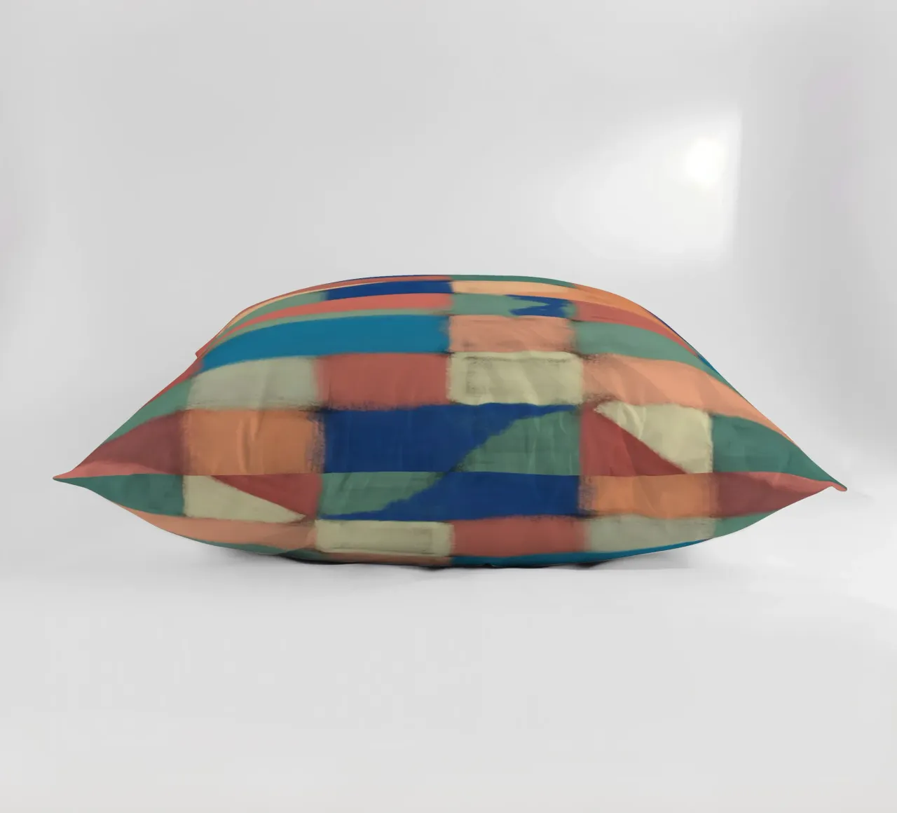 Griglia pastello multicolore cuscino da Little Dean