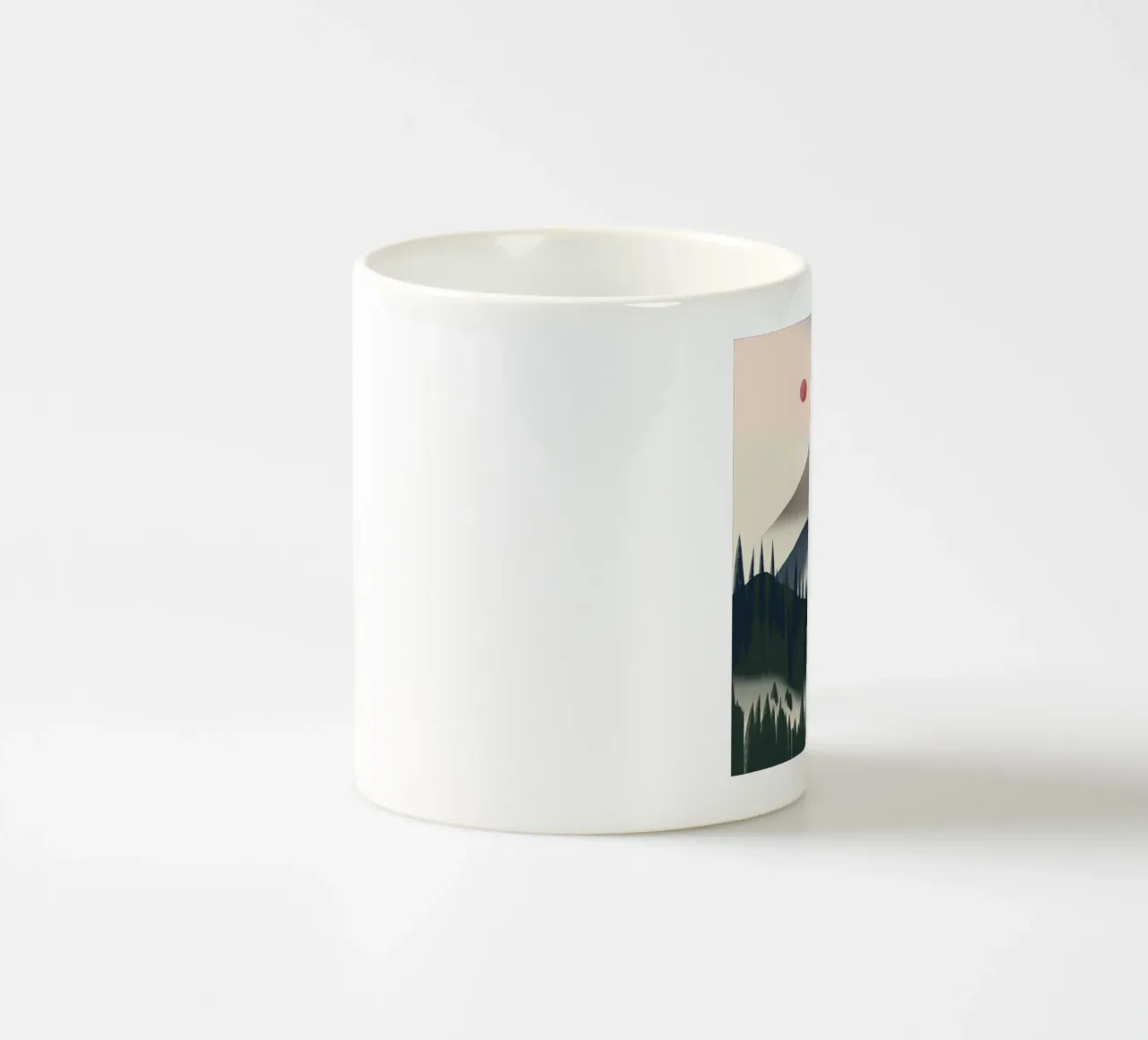 Paesaggio del giapponismo tazza in ceramica da Little Dean