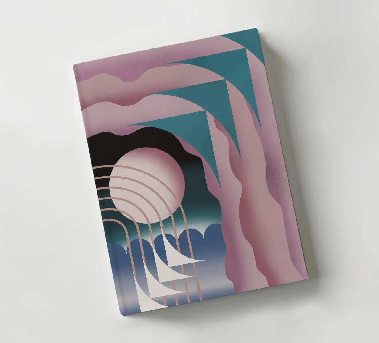 Organic and geometrical space 06 notebook by Little Dean
