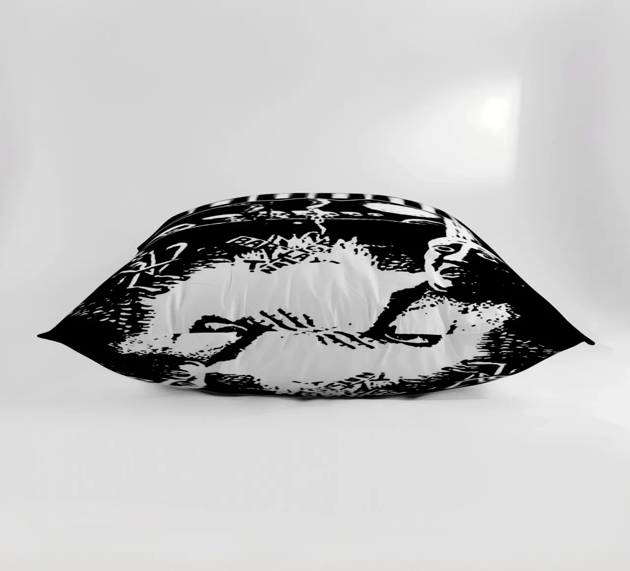 Doom metal band decorative cushion by vanhesling