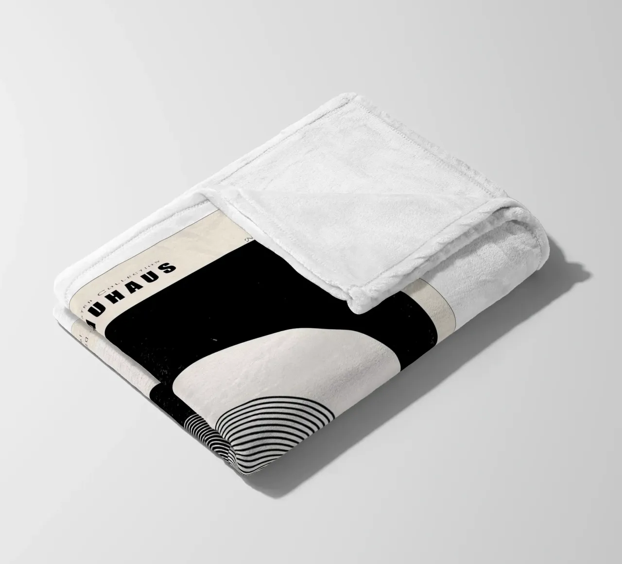 Bauhaus fleece blanket by Brooke