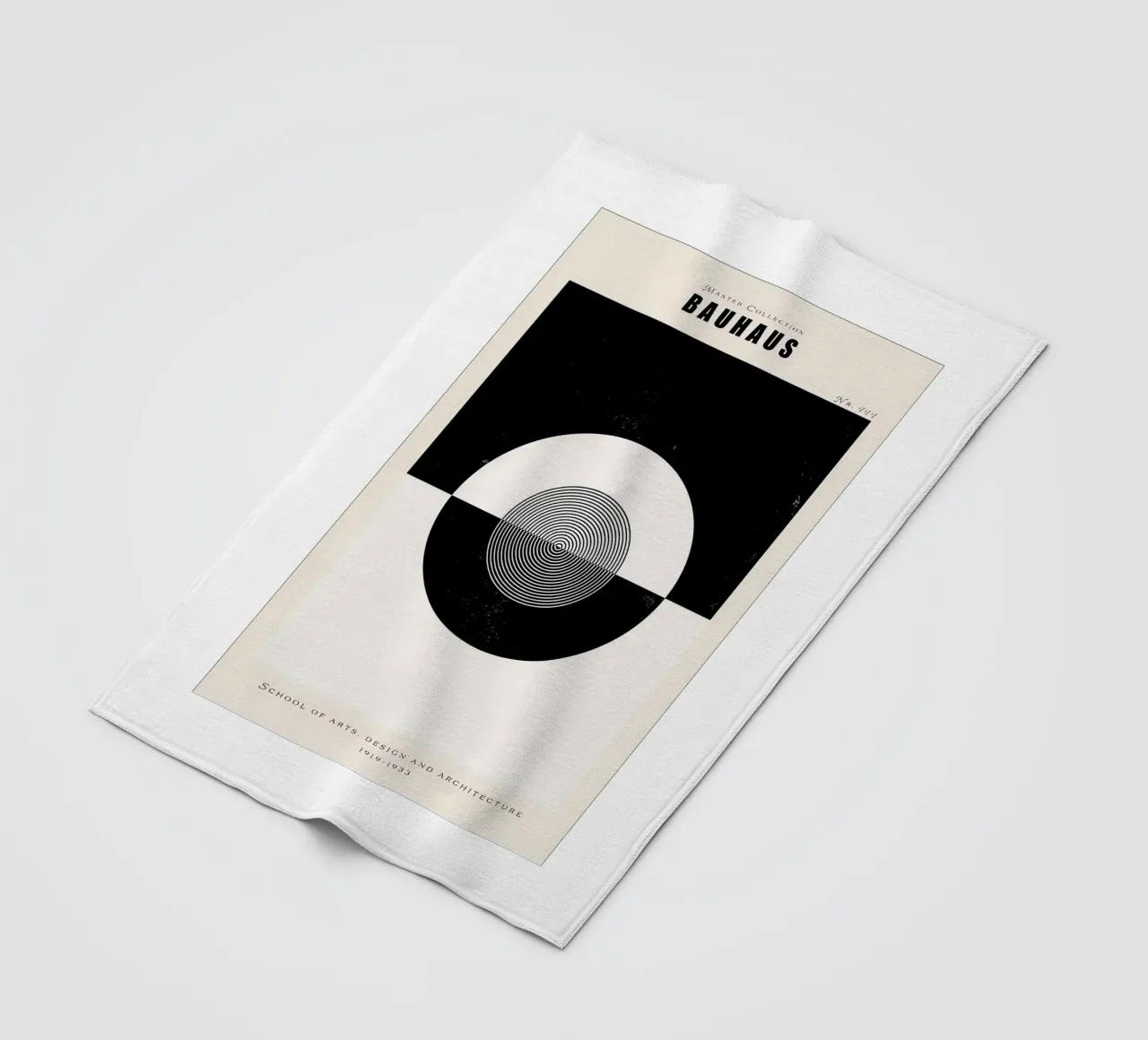 Bauhaus fleece blanket by Brooke